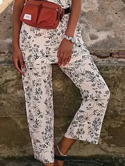 Free People This Is Love Linen Blend Pants